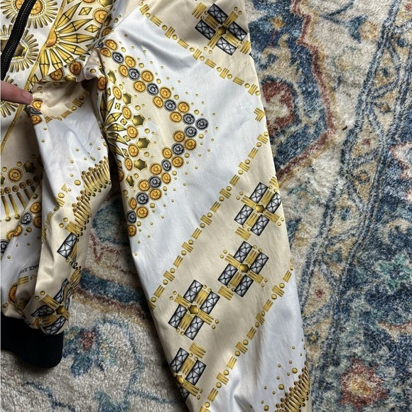 Versace Gold Chains Zip-up Light Jacket Medium - Picture 6 of 8